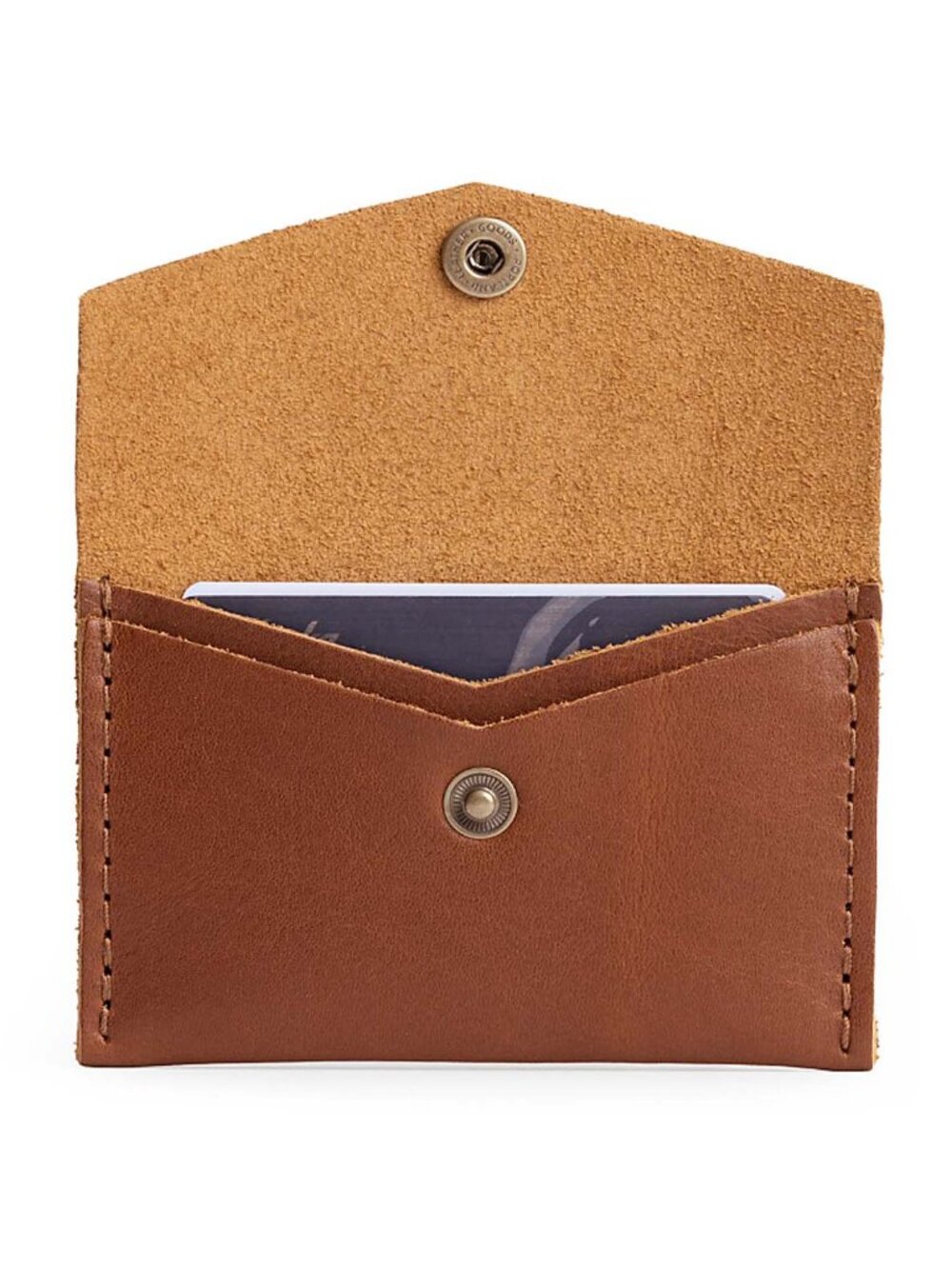 Portland Leather Goods "Chestnut" mini envelope wallet NWT - Picture 5 of 5